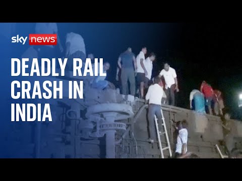 India train crash: At least 50 people feared dead and hundreds injured