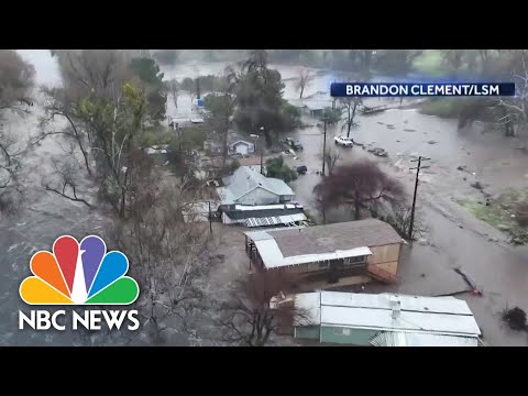 Evacuation orders issued in parts of California as powerful storm brings flash flooding