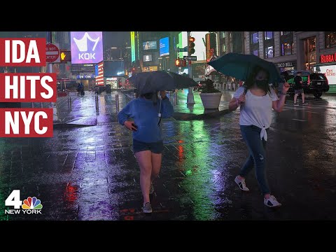 Hurricane Ida's Remnants Blast NYC, Flooding Subways &amp; Streets