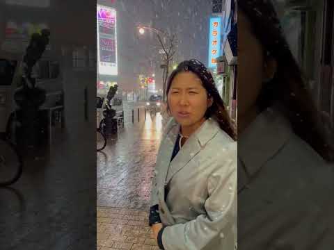 【ススキノ】札幌で初雪観測　井元小雪記者がレポート