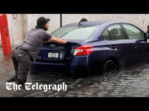 New York flooding: State of emergency declared as life-threatening storm hits