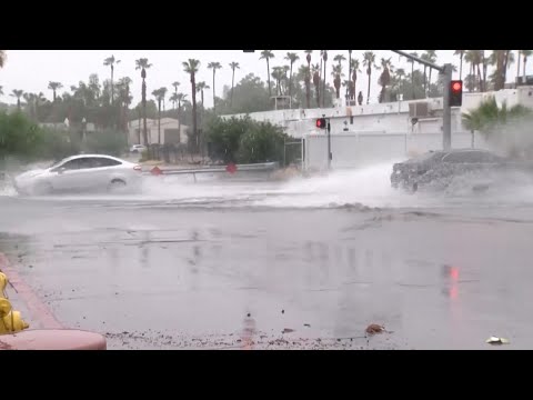 Tropical Storm Hilary soaks Southern California's inland