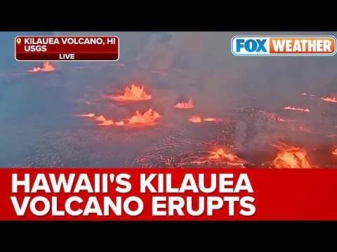 Hawaii's Kilauea Volcano Erupting Once Again