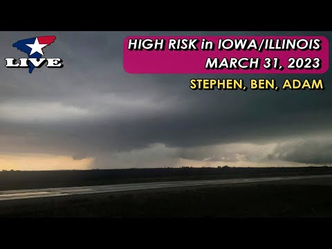 3/31/23 LIVE • High Risk Chase in Northwest Illinois {S/A}