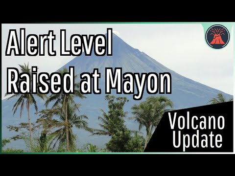 Mayon Volcano Update; Alert Level Raised, Rockfalls Increase