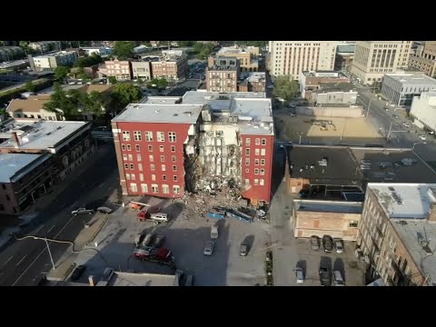 Crews search for survivors after Iowa apartment building collapse