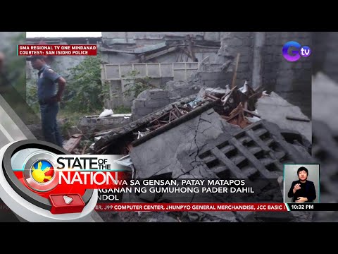 Magnitude 6.8 na lindol, tumama sa ilang bahagi ng Mindanao; Kabi-kabilang pinsala, naitala | SONA