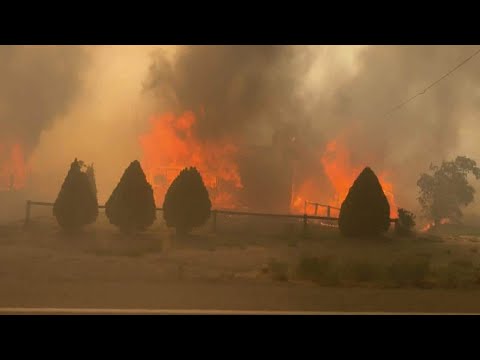 Small B.C. village levelled by fast-moving wildfire