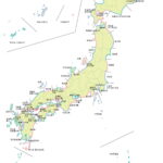 津波予報 日本列島の津波予報区配置と予報区境界一覧
