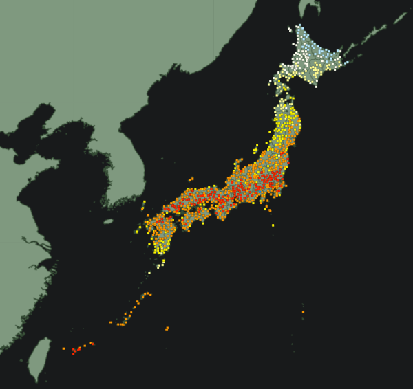 猛暑日 群馬県