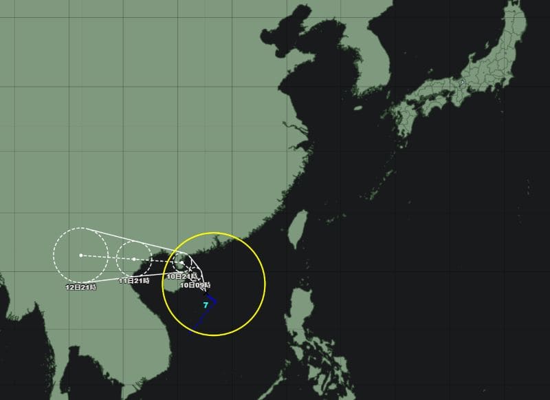 令和4年 台風7号