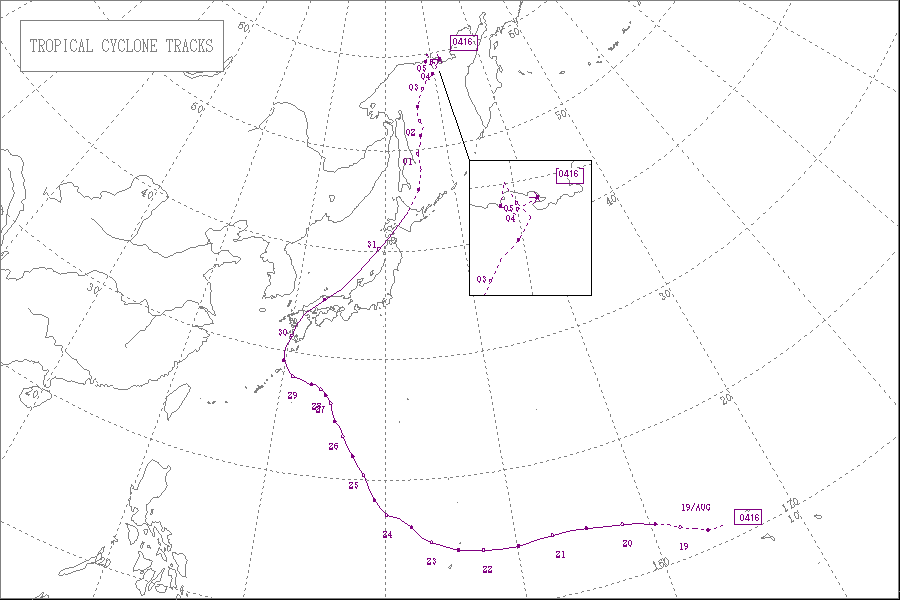 平成16年 台風16号