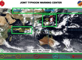 JTWC 気象画面