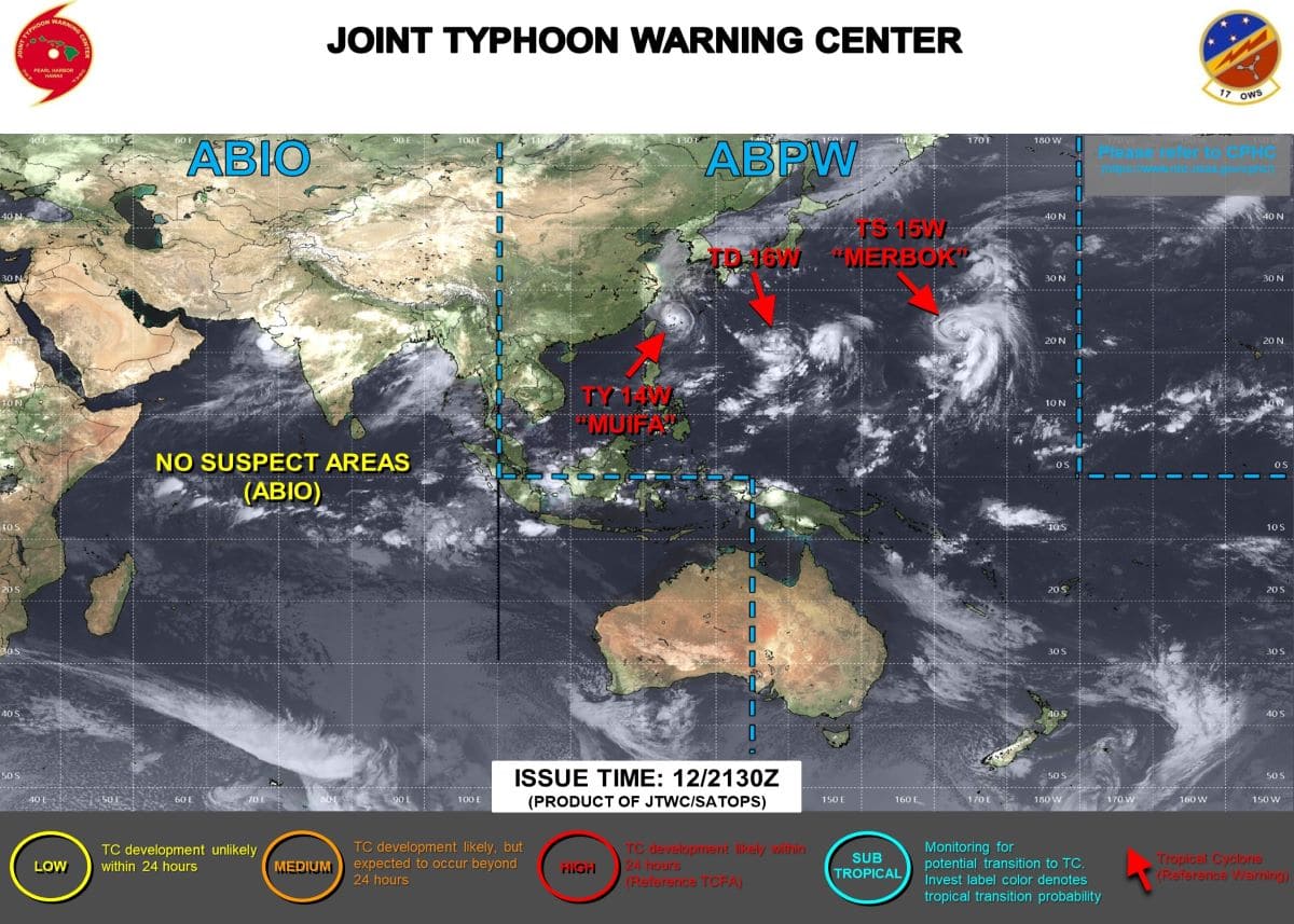 熱帯低気圧 JTWC