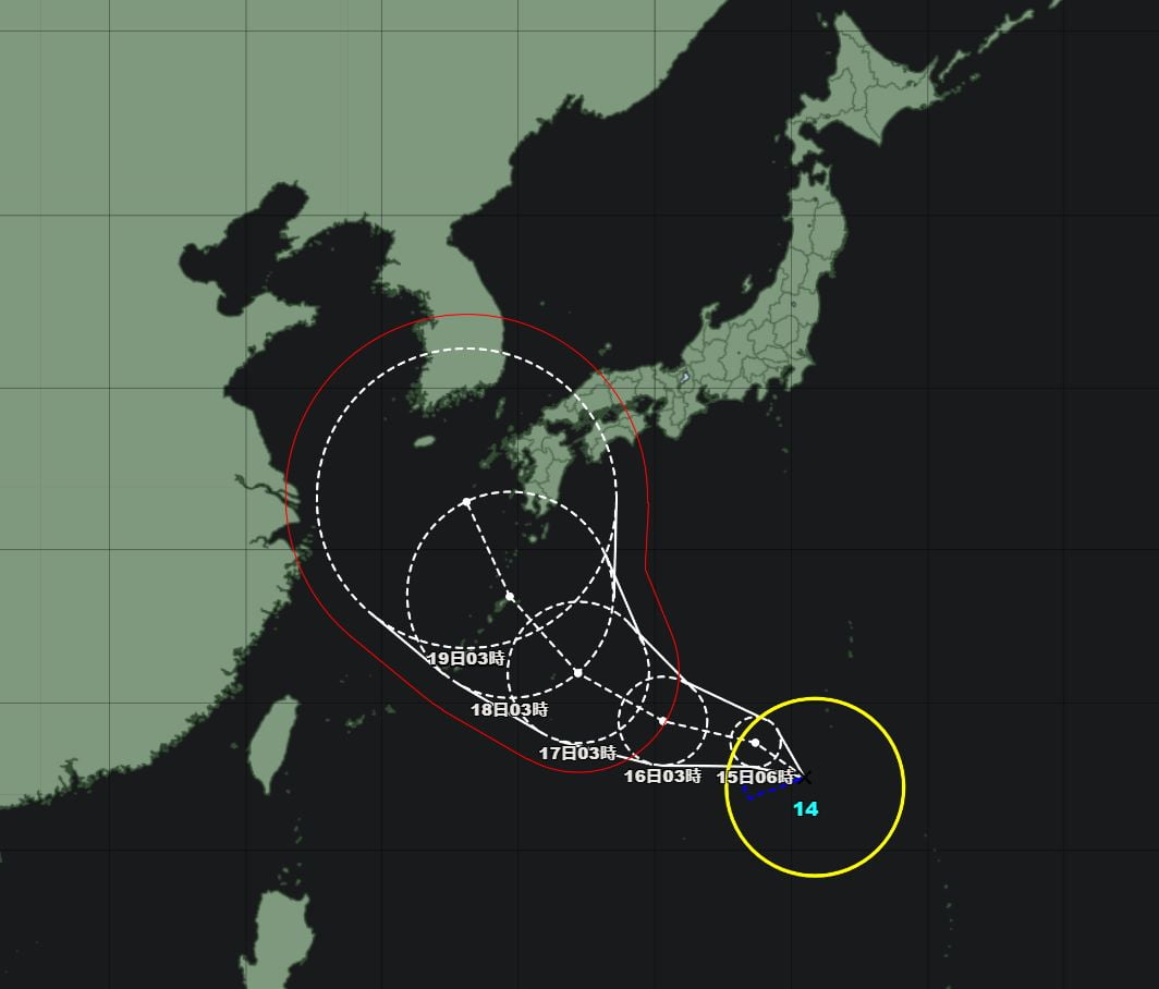 令和4年 台風14号