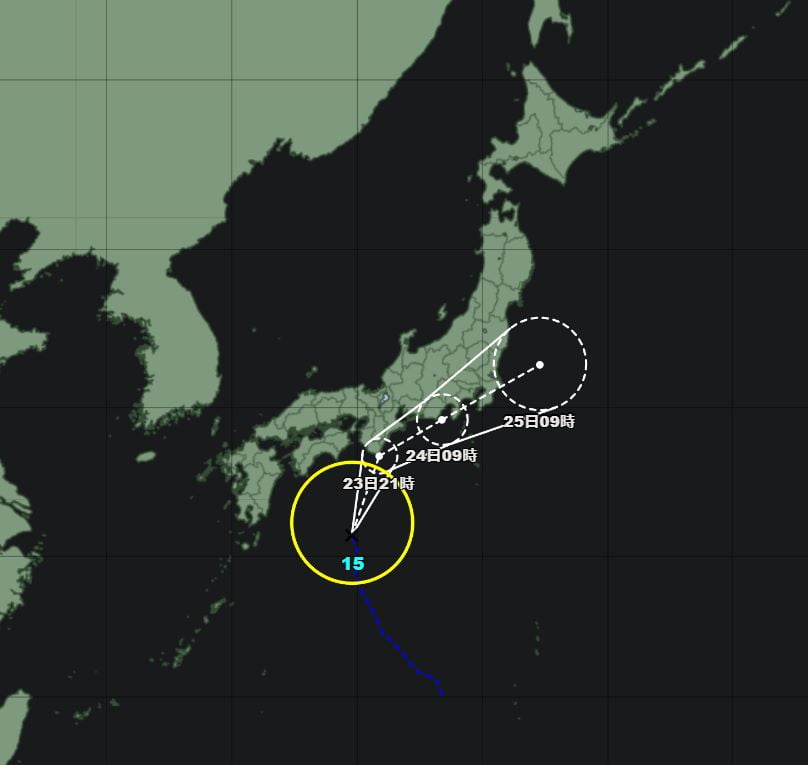 令和4年 台風15号