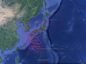 令和4年台風14号 スーパー台風