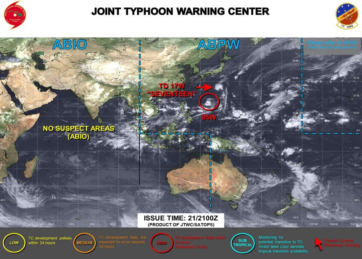 熱帯低気圧JTWC