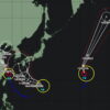 3つの台風が発生
