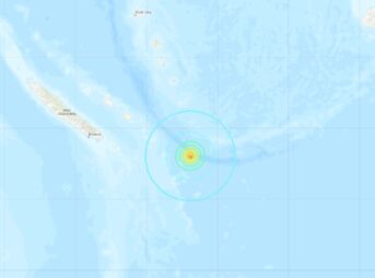 南太平洋ロイヤルティ諸島ニューカレドニア東沖でM6.5の地震