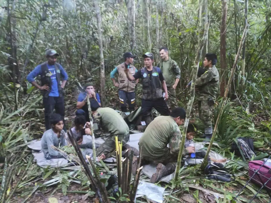 行方不明の子供4人を40日ぶりに発見 コロンビア アマゾンの小型機墜落事故