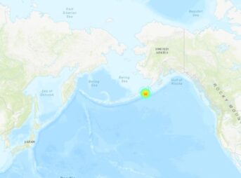 アリューシャン列島 アラスカ半島沖でM7.2の地震