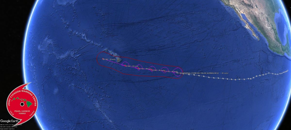 Hurricane Calvin ハリケーン カルビン