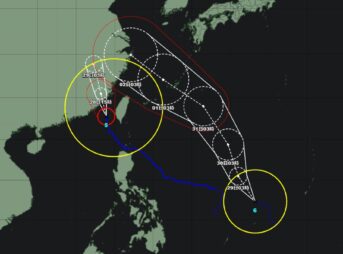 令和5年 台風6号 カーヌン 気象庁 JTWC