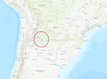 南米アルゼンチンでM6.2の地震