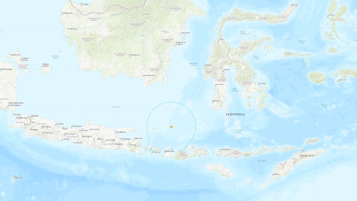 インドネシアのバリ島北東沖でM7.1の地震 USGS