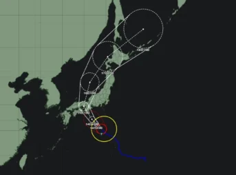 令和5年 台風7号 ラン 進路と概況｜2023年8月8日発生