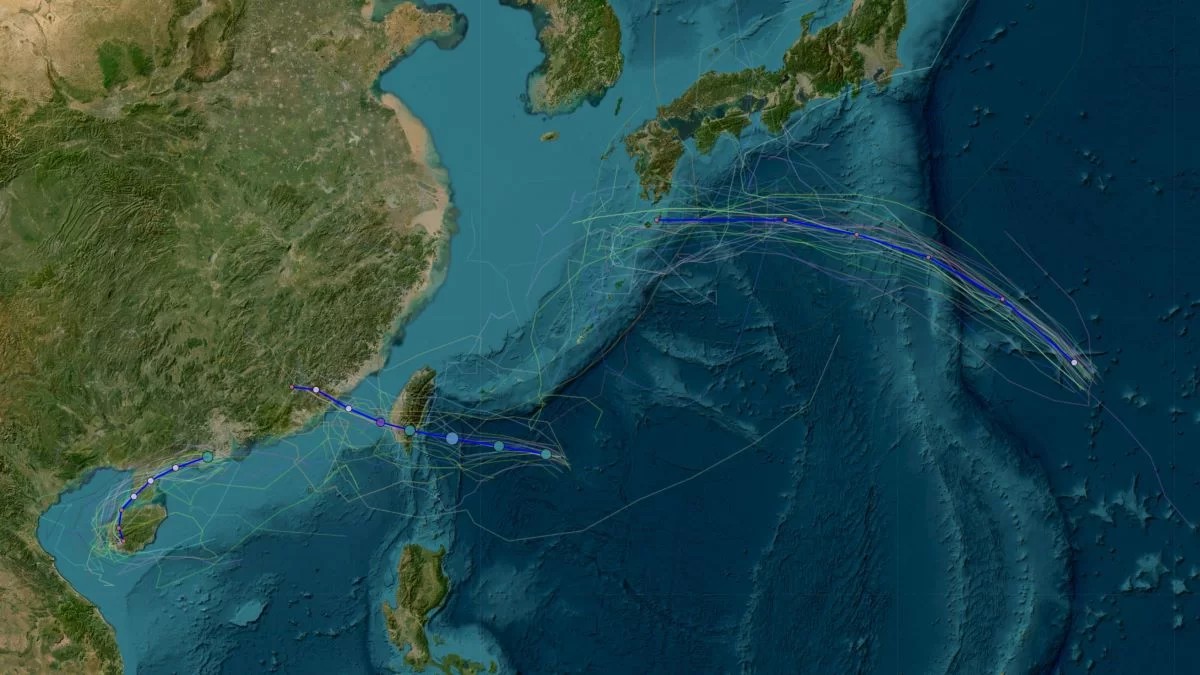 2023年2度目のトリプル台風｜令和5年台風9号・11号・12号