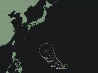 令和5年 台風15号 ボラヴェン｜2023年10月7日発生