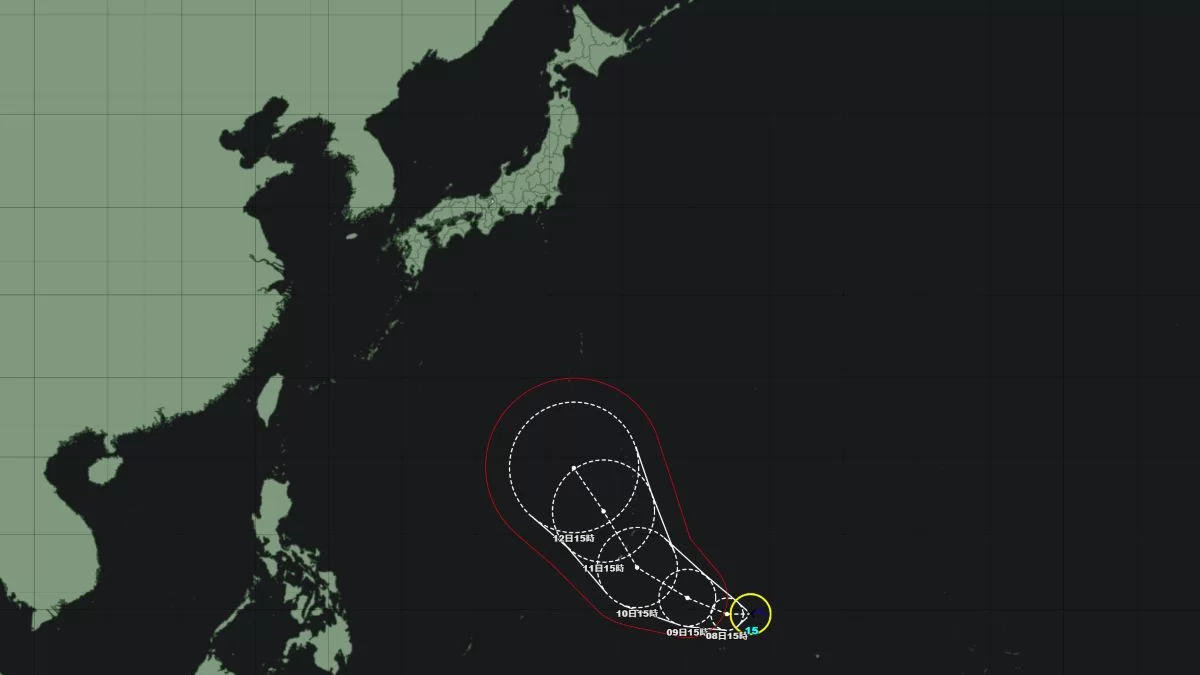 令和5年 台風15号 ボラヴェン｜2023年10月7日発生