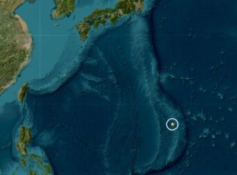 マリアナ諸島でM5.9の地震 深さ598.3km