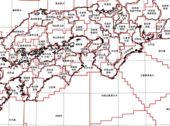 気象庁が発表する震源地（震央）の名称はあらかじめ決まっている～震源地名一覧とエリア地図