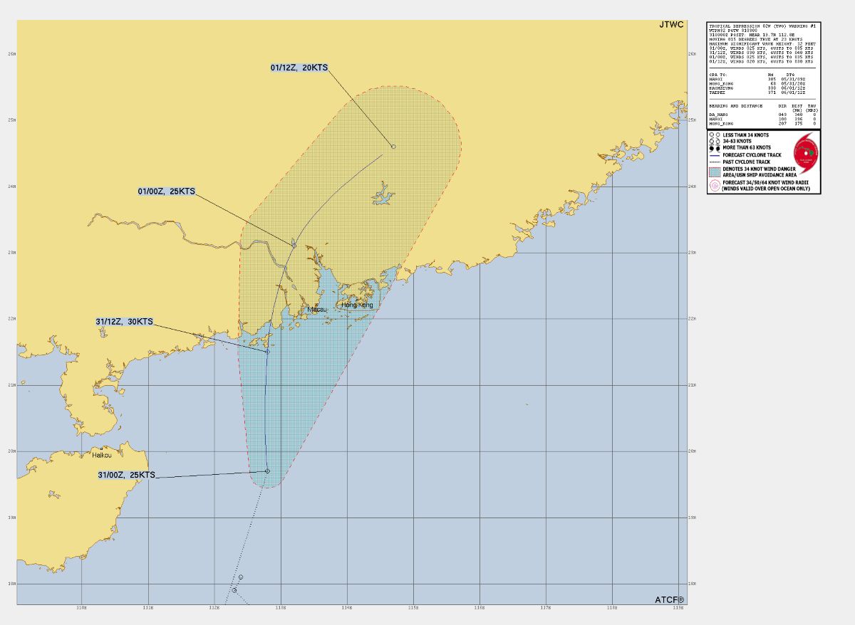 令和6年台風2号マリクシ｜2024年5月31日発生