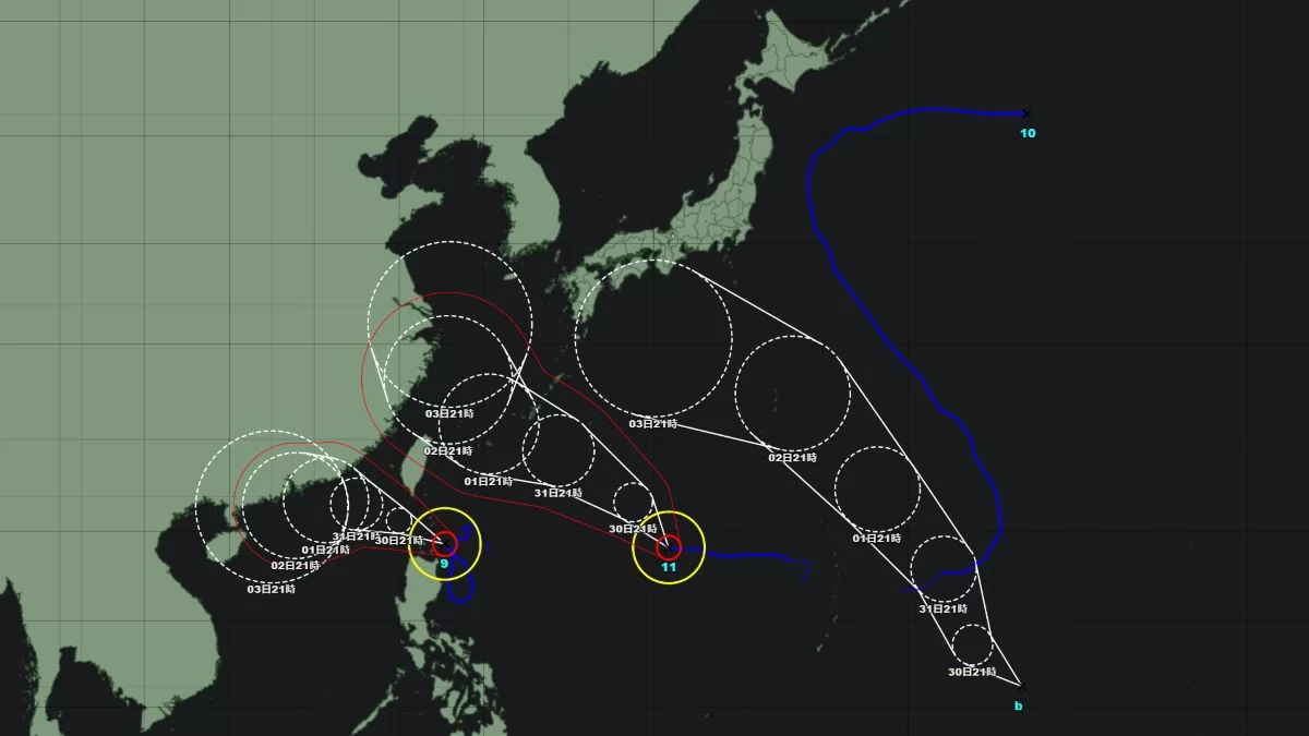 マーシャル諸島に熱帯低気圧 台風12号発生へ｜2023年8月29日