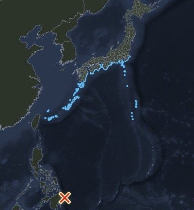 フィリピン付近でM7.0の地震 気象庁は津波予報(若干の海面変動)を発表