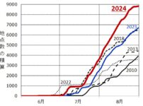 2024年は昨年に並び観測史上最も暑い夏 2年連続で統計開始以来の平均気温高く