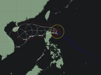 令和6年台風22号インシン 進路・動向｜2024年11月4日発生