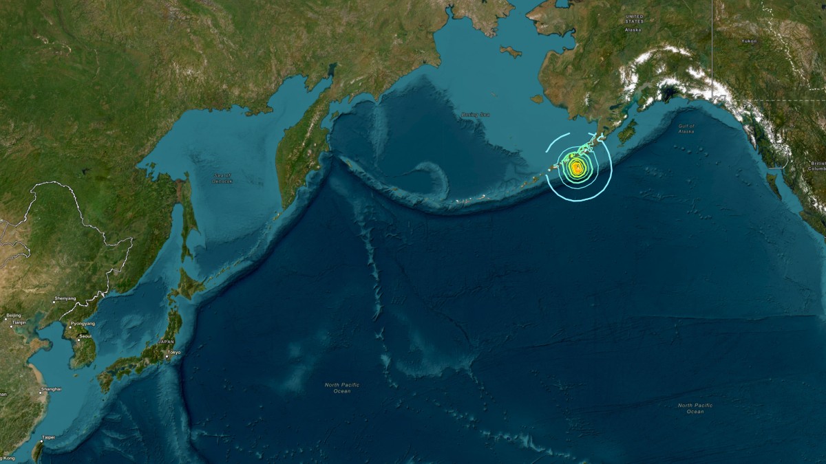 アリューシャン列島（米アラスカ半島）でM7.3の地震｜2025年7月17日5時38分JST
