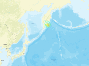 カムチャツカ半島付近を震源とするM7.5の地震｜2025年7月20日