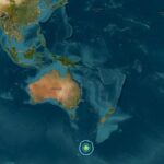オーストラリアの南マクオーリー島付近でM7.0の地震｜2025年7月29日