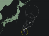 令和7年台風3号 ムーン（Mun）予想進路