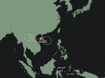 台風13号カジキ 2025年｜8月21日発生