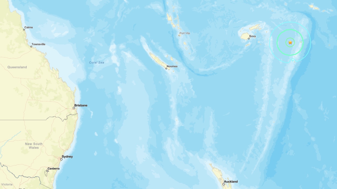 トンガ諸島（南太平洋）でM7.5の地震｜2026年3月24日