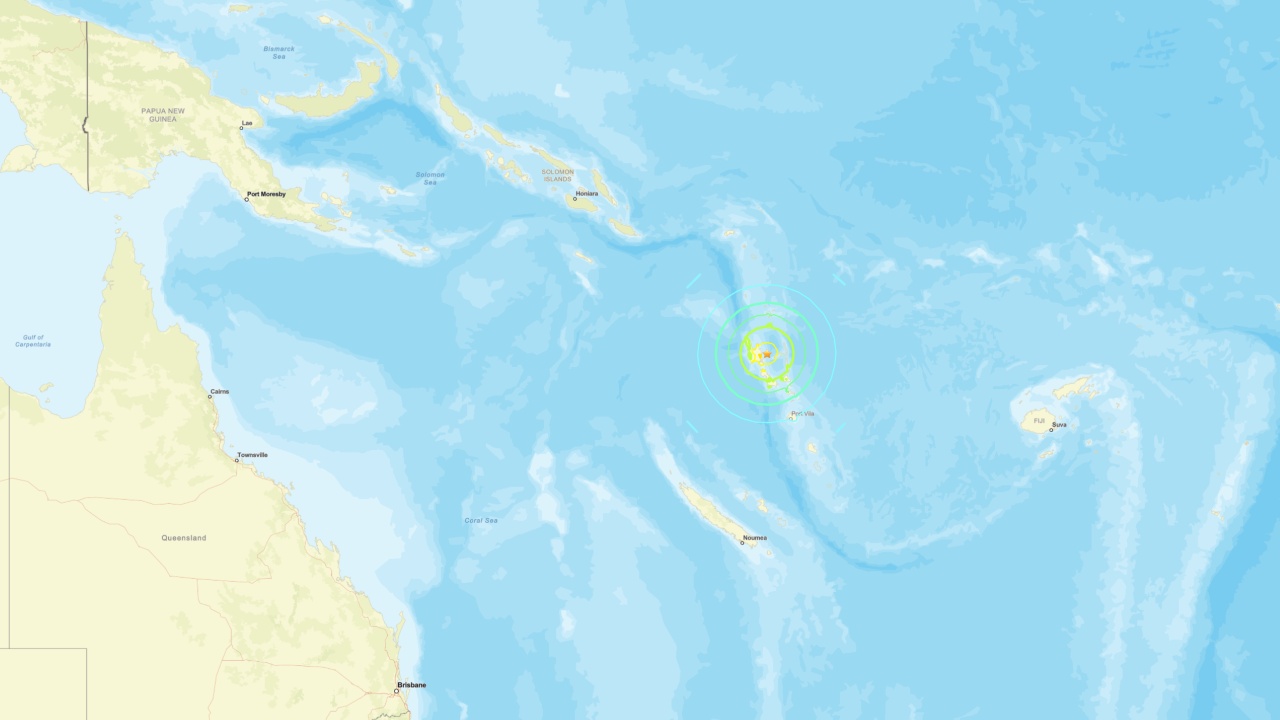 バヌアツ諸島（南太平洋）でM7.3の地震｜2026年3月30日