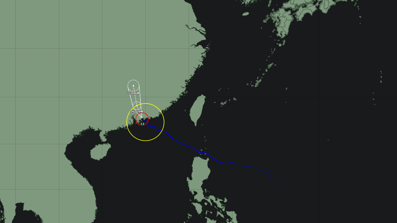 台風12号 ノウル 2026年|7月24日発生 3 台風12号 ノウル 2026年|7月24日発生