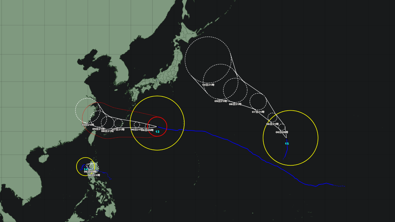 台風13号 ドルフィン 2026年|7月27日発生 5 台風13号 ドルフィン 2026年|7月27日発生